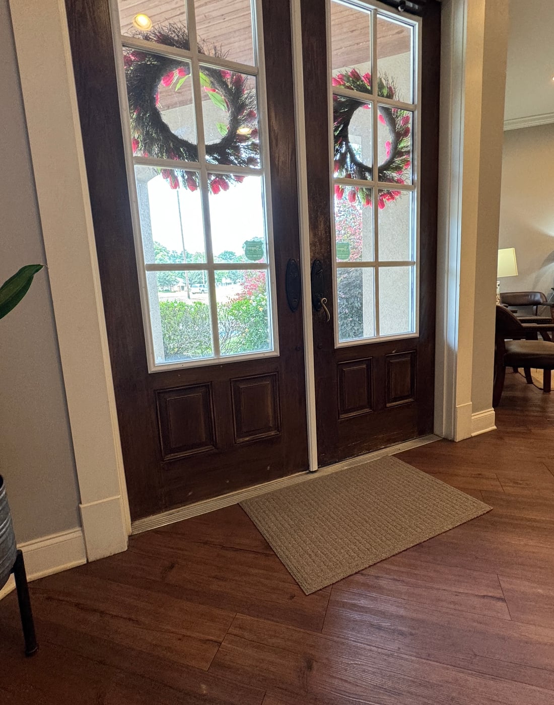 The welcoming entrance to Chad Gardner, DDS